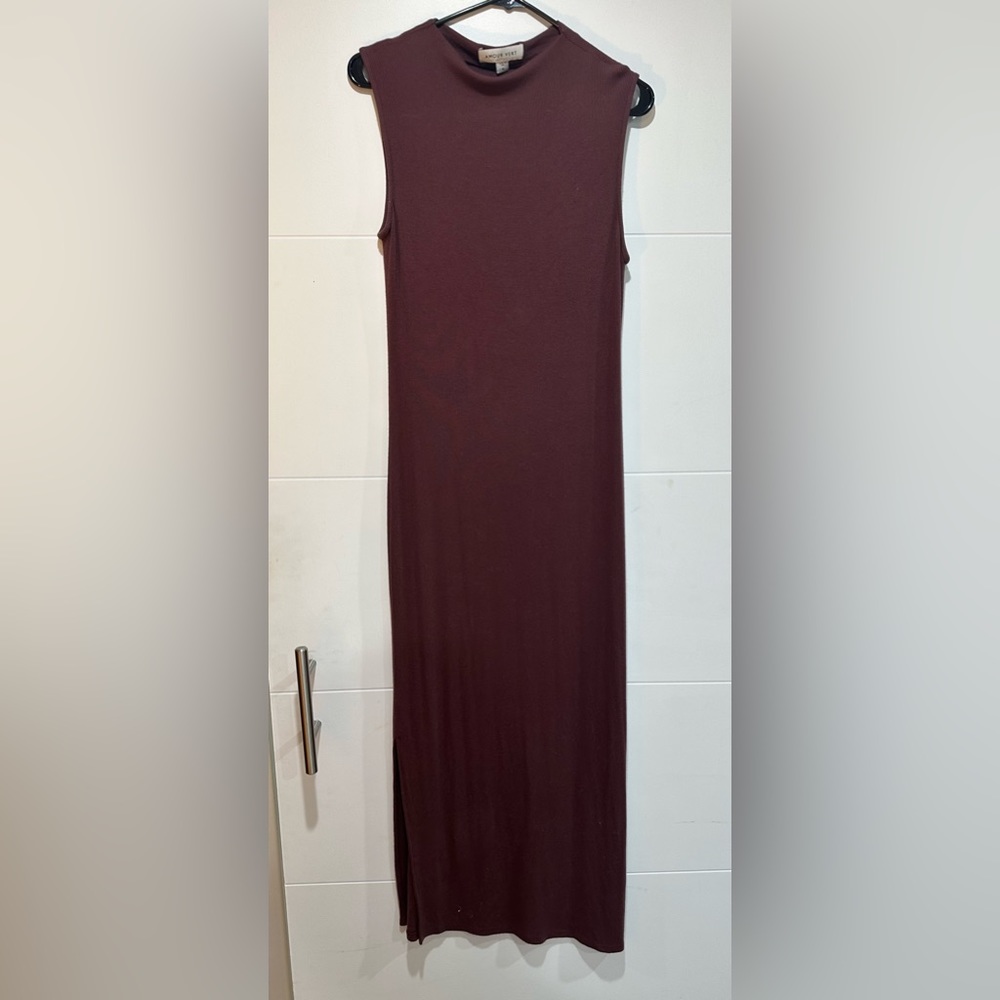 Amour Vert Blanca Cloud Rib Dress